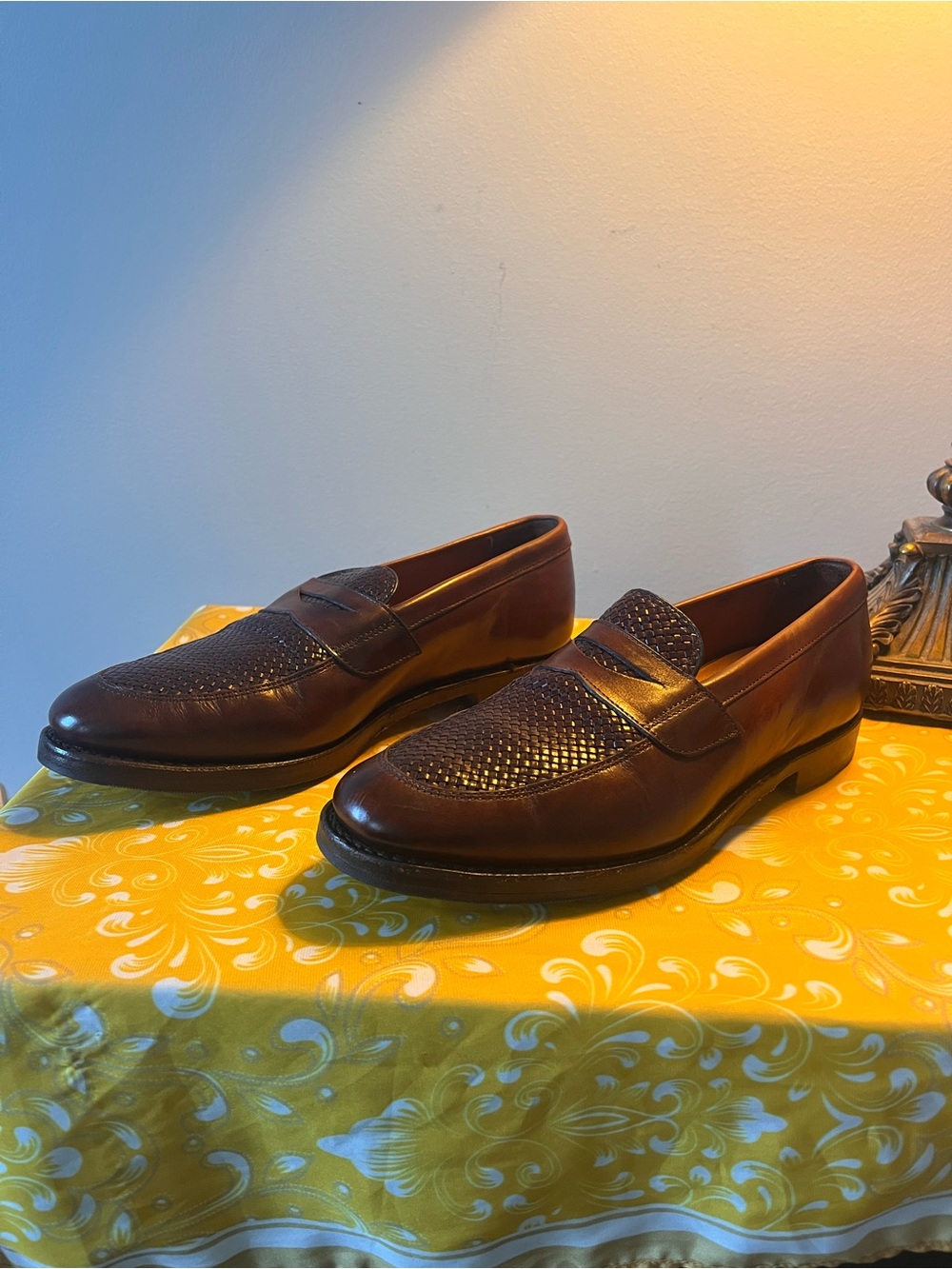 Allen Edmonds Lake Bluff Weave loafers
